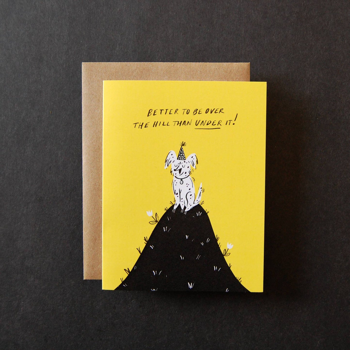 Over the Hill - Birthday Greeting Card