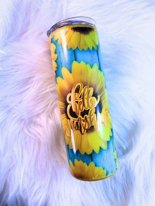 Hello Sunshine Tumbler - 20Oz Skinny Tumbler