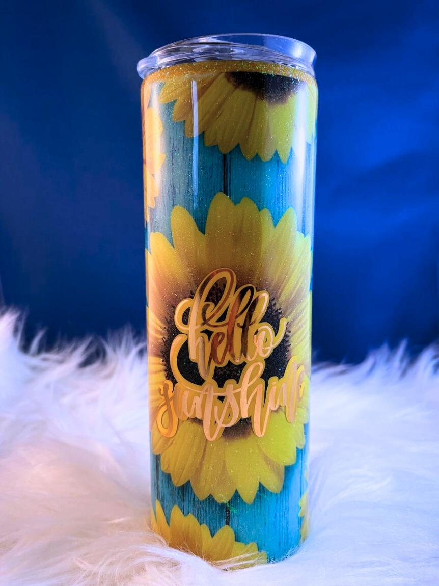 Hello Sunshine Tumbler - 20Oz Skinny Tumbler