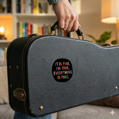 Everything is Fine Sticker