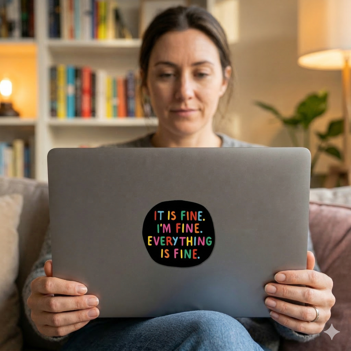 Everything is Fine Sticker