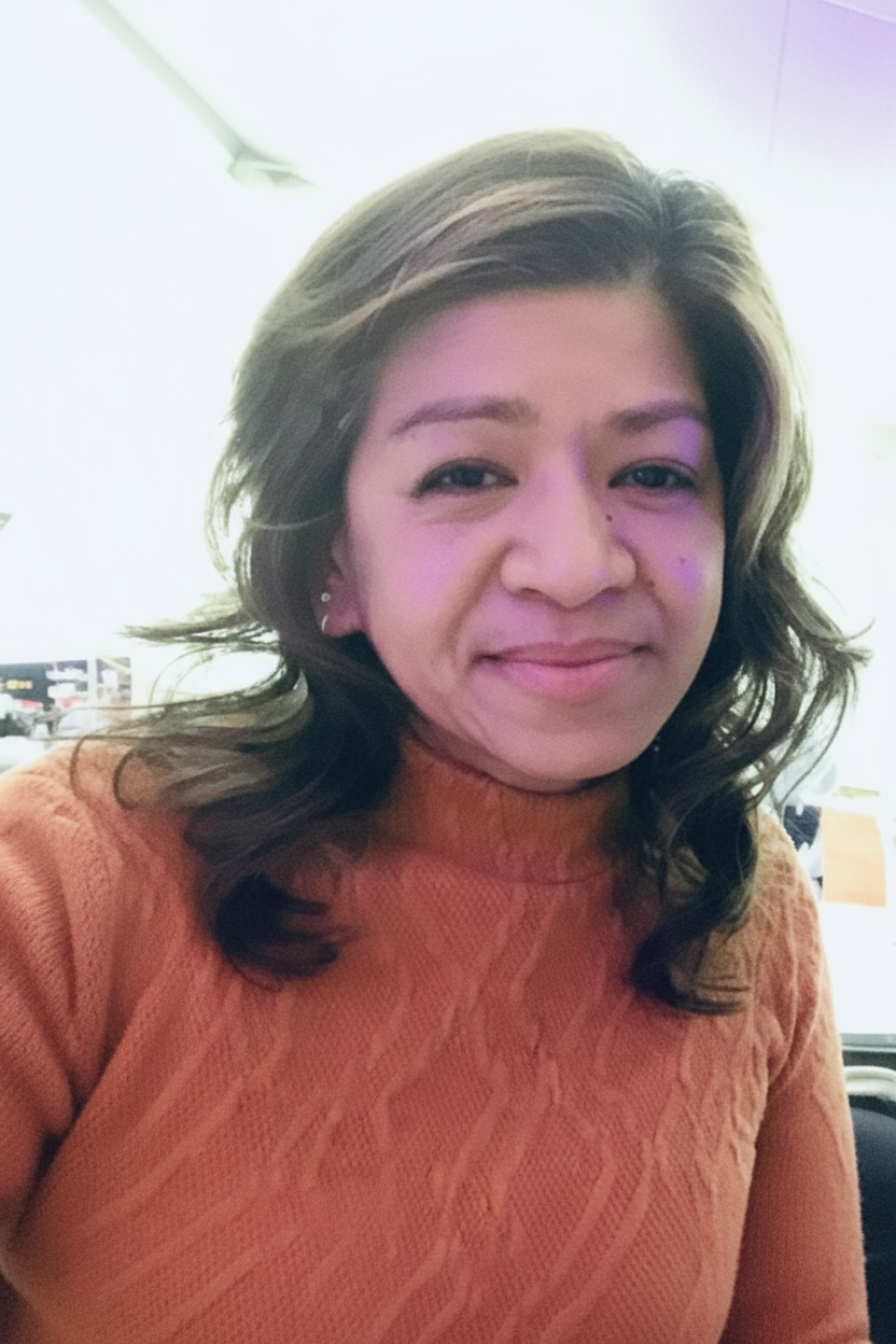 Straightened photo - upright orientation