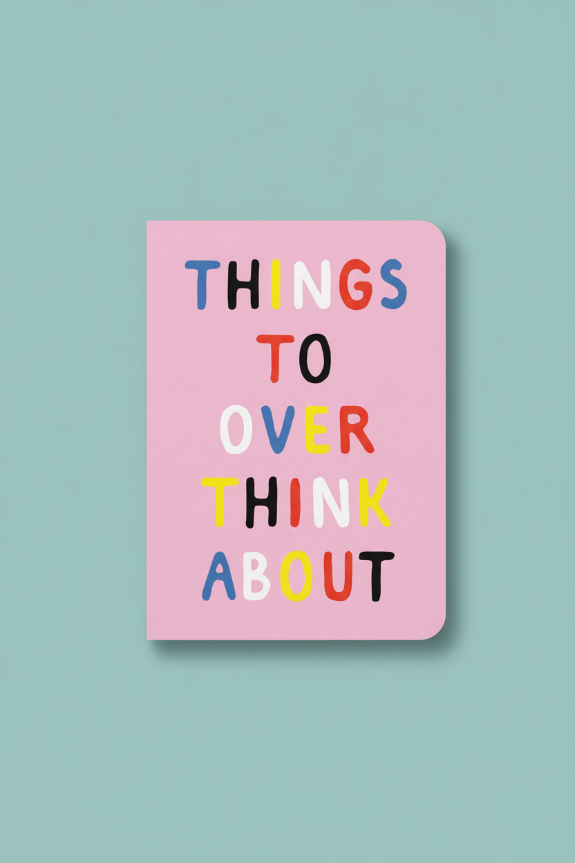 Things to Overthink About Notebook - Product Photo